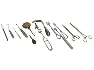Surgical tools preserved in the convent of St Saviour