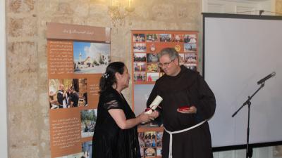 The Custos of the Holy Land, Br. Francesco Patton, during his visit to Lebanon, August 2021