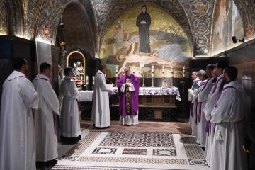 L’ingresso solenne al Santo Sepolcro e la prima veglia di Quaresima