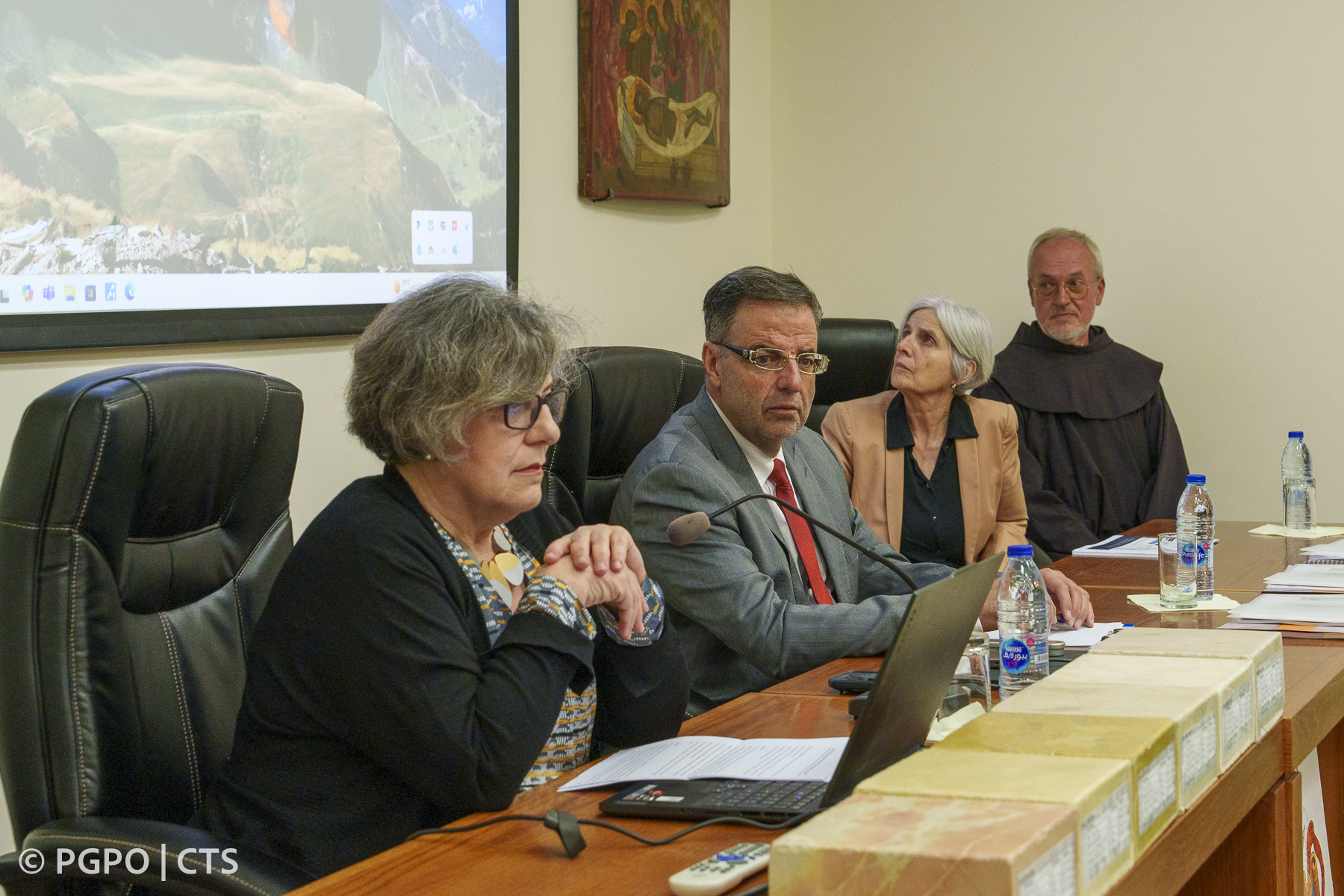 Scavi Santo Sepolcro - presentazione ai capi delle comunità