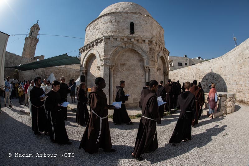 Festa dell&rsquo;Ascensione, una lunga notte di preghiera sul Monte degli Ulivi